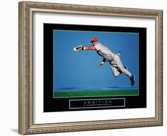 Ambition-null-Framed Art Print