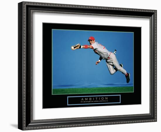 Ambition-null-Framed Art Print