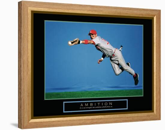 Ambition-null-Framed Stretched Canvas