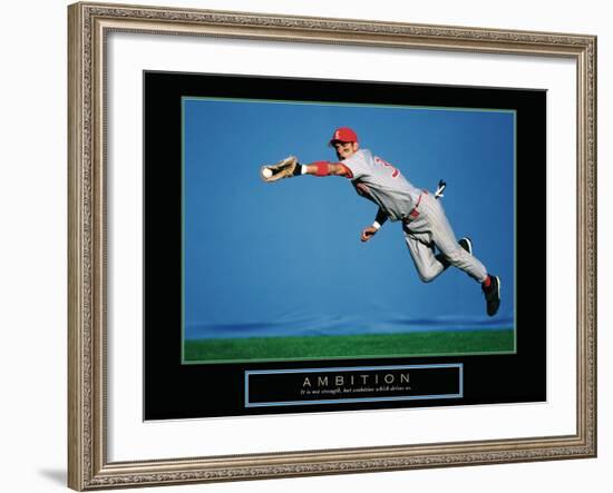 Ambition-null-Framed Art Print