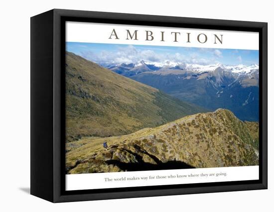Ambition-AdventureArt-Framed Premier Image Canvas