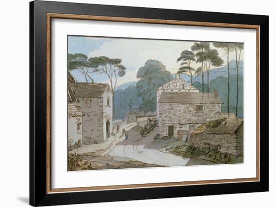 Ambleside at the Head of Lake Windermere-Francis Towne-Framed Giclee Print