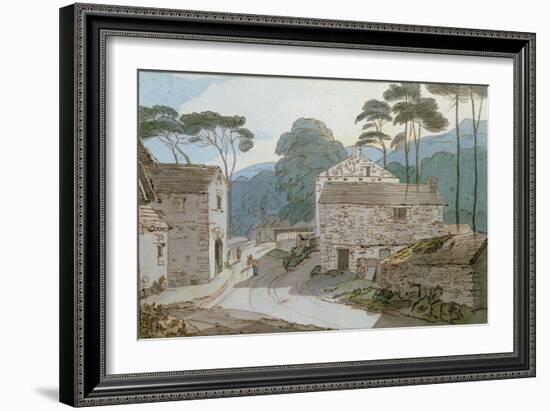 Ambleside at the Head of Lake Windermere-Francis Towne-Framed Giclee Print