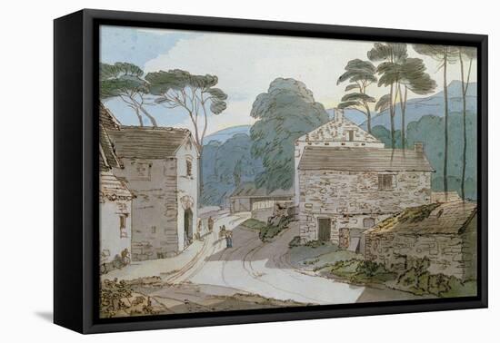 Ambleside at the Head of Lake Windermere-Francis Towne-Framed Premier Image Canvas