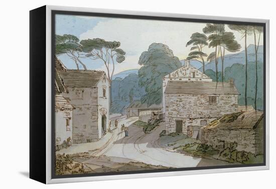 Ambleside at the Head of Lake Windermere-Francis Towne-Framed Premier Image Canvas