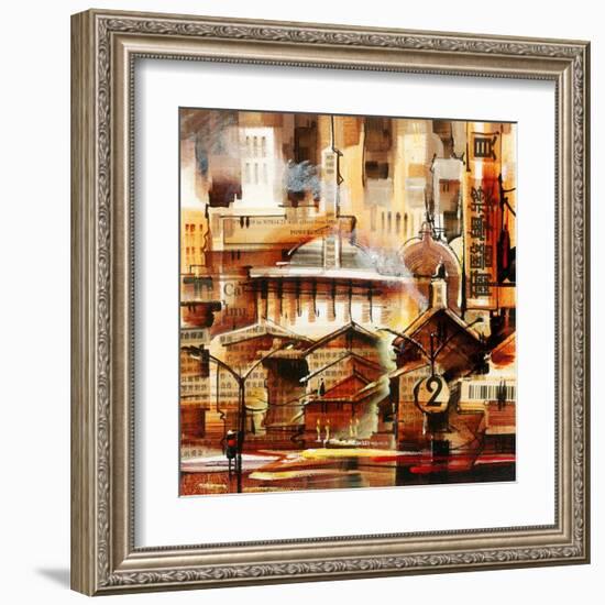 Ambre-ville-Roland Palmaerts-Framed Art Print