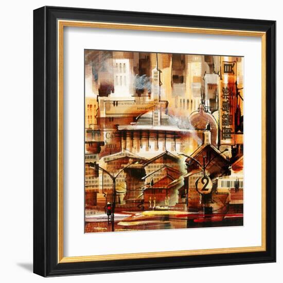 Ambre-ville-Roland Palmaerts-Framed Art Print