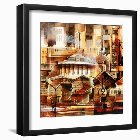 Ambre-ville-Roland Palmaerts-Framed Art Print