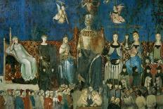 Allegory of Good Government-Ambrogio Lorenzetti-Giclee Print