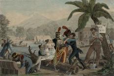 View of the Ancient Port of Genoa from the Sea-Ambroise-Louis Garneray-Giclee Print