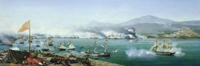 Episode of the Battle of Navarino, 20th October 1827, C.1853-Ambroise-Louis Garneray-Giclee Print