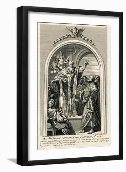 Ambrose and the Angel-null-Framed Art Print