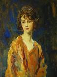 Portrait of Xenia, Countess of Lathom-Ambrose Mcevoy-Framed Giclee Print