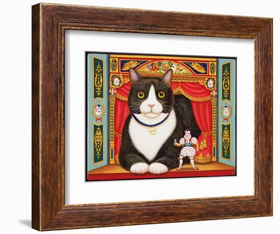 Ambrose the Theatre Cat, 2007-Frances Broomfield-Framed Giclee Print