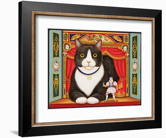 Ambrose the Theatre Cat, 2007-Frances Broomfield-Framed Giclee Print