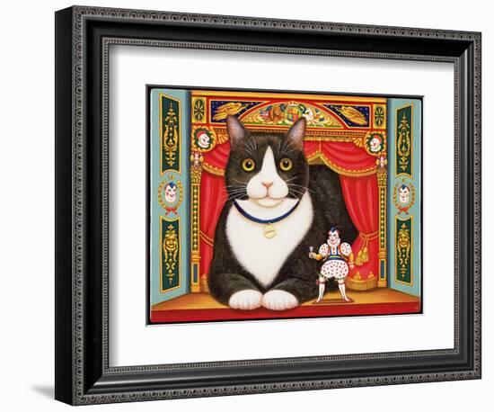 Ambrose the Theatre Cat, 2007-Frances Broomfield-Framed Giclee Print