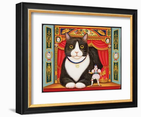 Ambrose the Theatre Cat, 2007-Frances Broomfield-Framed Giclee Print