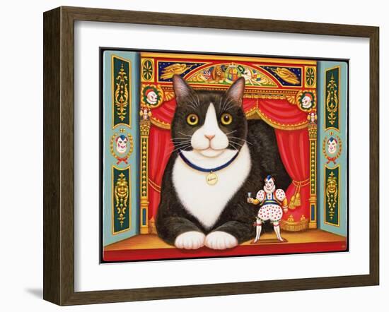 Ambrose the Theatre Cat, 2007-Frances Broomfield-Framed Giclee Print