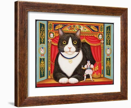 Ambrose the Theatre Cat, 2007-Frances Broomfield-Framed Giclee Print