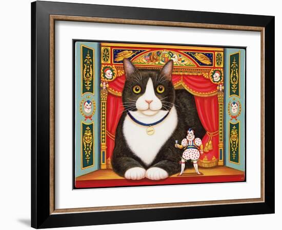 Ambrose the Theatre Cat, 2007-Frances Broomfield-Framed Giclee Print