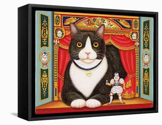 Ambrose the Theatre Cat, 2007-Frances Broomfield-Framed Premier Image Canvas