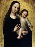 The Virgin Mary with the Child Jesus in a Shirt-Ambrosius Benson-Giclee Print