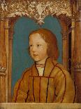 Portrait of a Boy with Blond Hair-Ambrosius Holbein-Framed Giclee Print