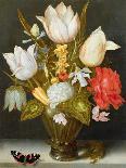 Still Life with Flowers and Insects-Ambrosius The Elder Bosschaert-Mounted Giclee Print