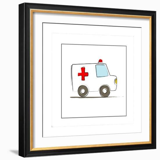 Ambulance-null-Framed Giclee Print