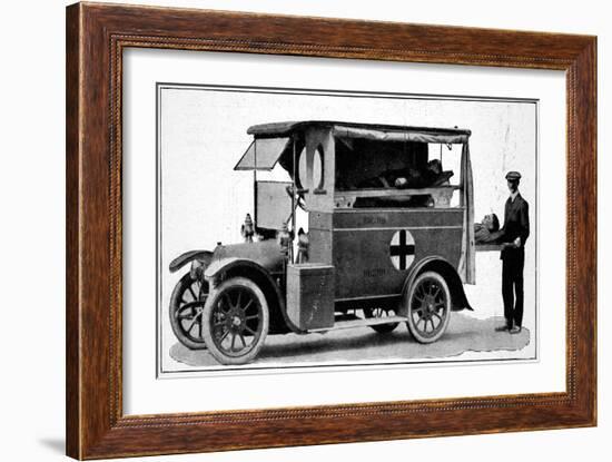 Ambulance-null-Framed Art Print