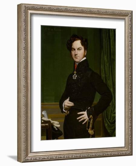 Amédée-David, the Comte De Pastoret, 1823-26-Jean Auguste Dominique Ingres-Framed Giclee Print