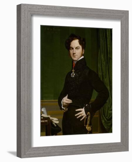 Amédée-David, the Comte De Pastoret, 1823-26-Jean Auguste Dominique Ingres-Framed Giclee Print