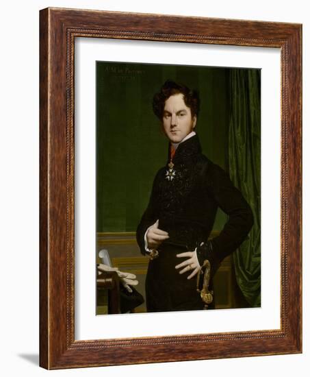 Amédée-David, the Comte De Pastoret, 1823-26-Jean Auguste Dominique Ingres-Framed Giclee Print