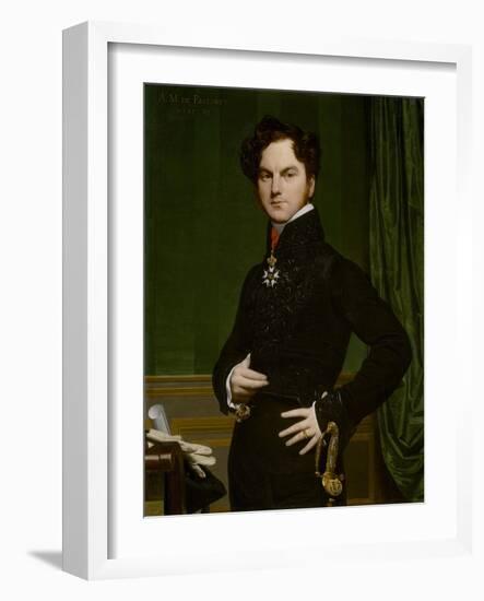 Amédée-David, the Comte De Pastoret, 1823-26-Jean Auguste Dominique Ingres-Framed Giclee Print