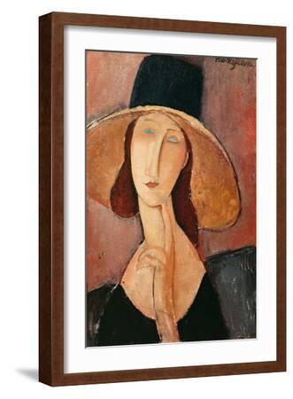 Portrait of a Woman (Jeanne Hebuterne) in Large Hat, c.1918