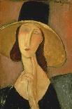 Redheaded Girl in Evening Dress, 1918 (Oil on Canvas)-Amedeo Modigliani-Giclee Print
