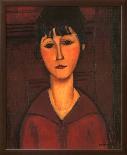 Woman with Blue Eyes, C.1918-Amedeo Modigliani-Premium Giclee Print