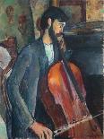 The Violoncello Player, 1909 (Oil on Canvas)-Amedeo Modigliani-Giclee Print