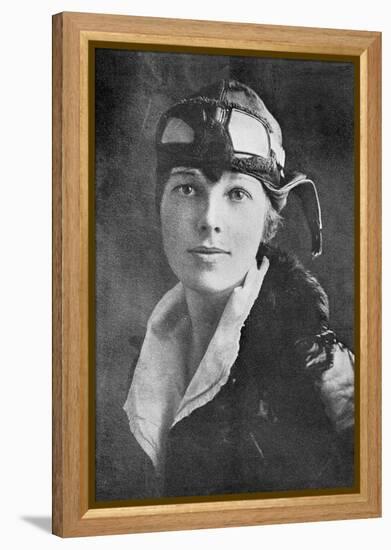 Amelia Earhart, US Aviation Pioneer-Science, Industry and Business Library-Framed Premier Image Canvas