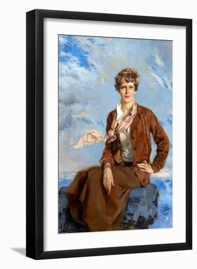 Amelia Earhart-Howard Chandler Christy-Framed Art Print