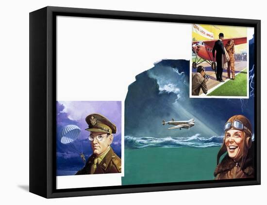 Amelia Earhart-Severino Baraldi-Framed Premier Image Canvas