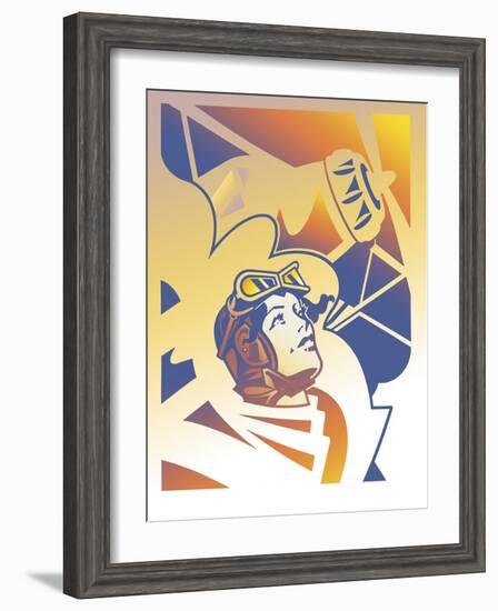 Amelia Erhart-David Chestnutt-Framed Premium Giclee Print