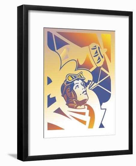Amelia Erhart-David Chestnutt-Framed Premium Giclee Print