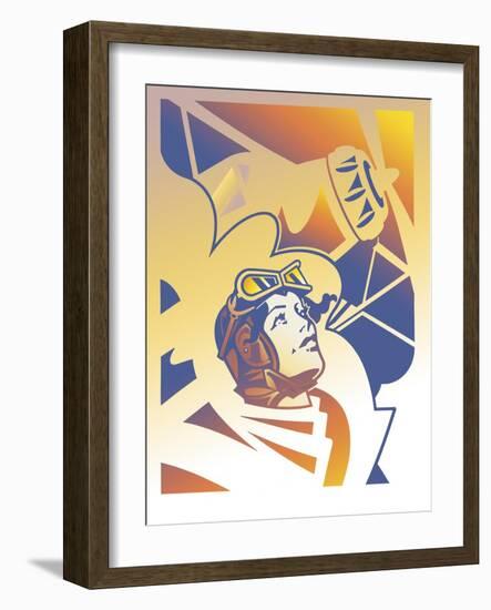 Amelia Erhart-David Chestnutt-Framed Premium Giclee Print