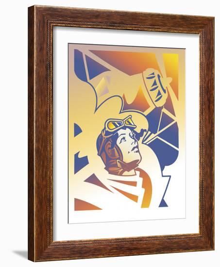 Amelia Erhart-David Chestnutt-Framed Premium Giclee Print