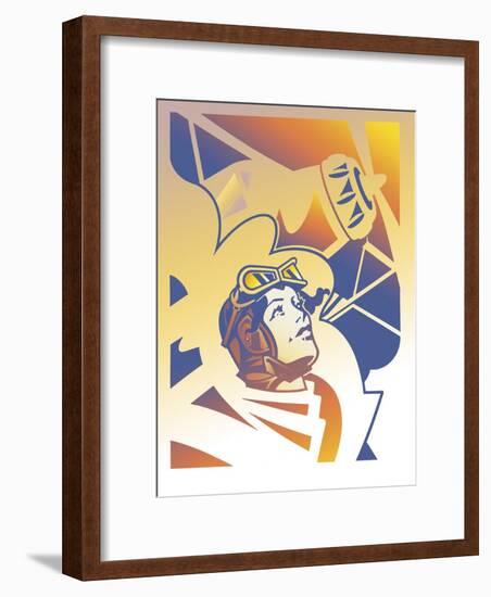 Amelia Erhart-David Chestnutt-Framed Premium Giclee Print