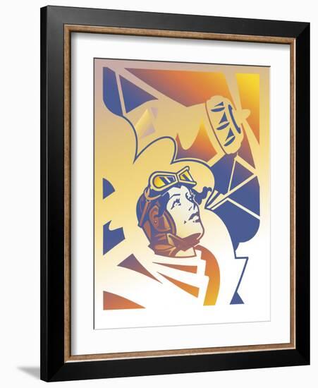 Amelia Erhart-David Chestnutt-Framed Giclee Print