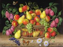 Eggs, Broad Beans and Roses in Basket, 1995-Amelia Kleiser-Giclee Print