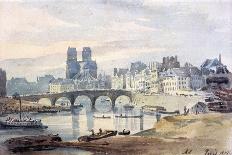 Notre-Dame De Paris from the Ile Saint-Louis, 1819-Amelia Long-Giclee Print