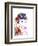 Amelie Watercolor-Anna Malkin-Framed Art Print